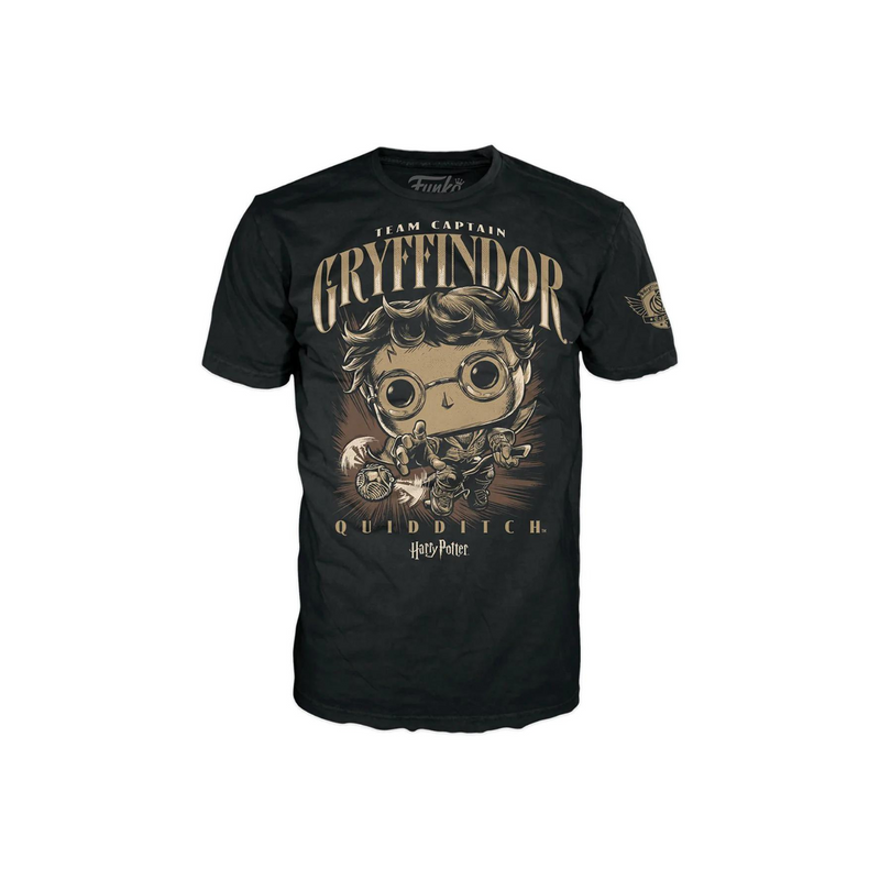 Funko Boxed Tee Harry Potter - Harry Quidditch Playera Mediana