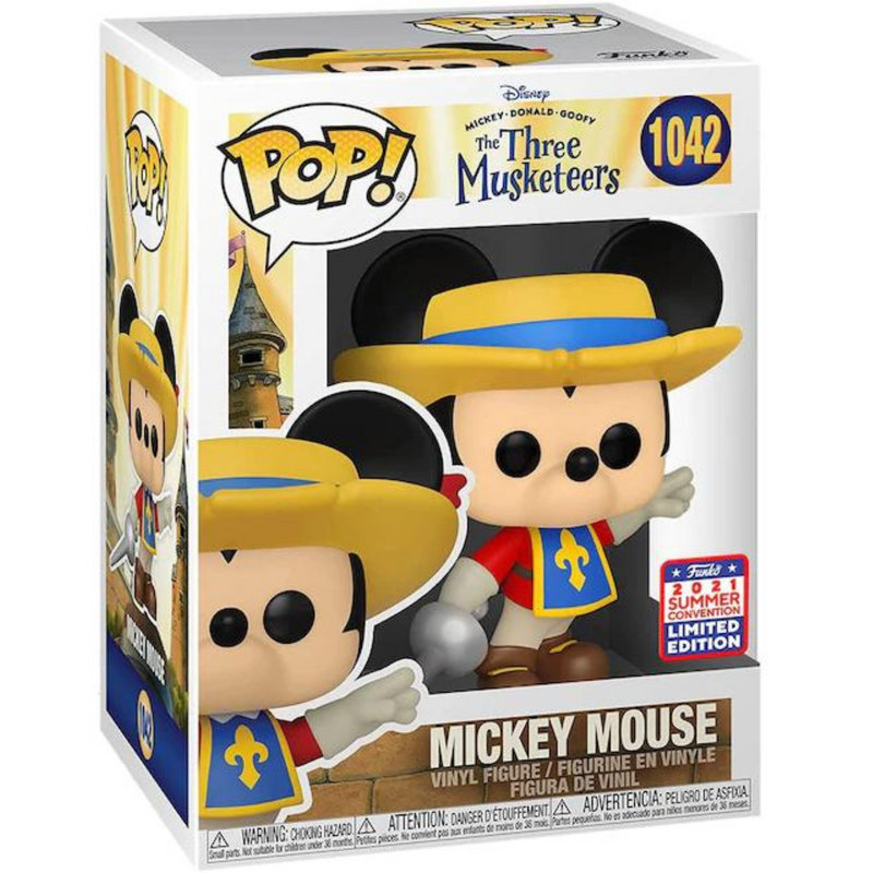 Funko Mickey Mouse Funko 2021 summer convention limited edition 1042 (Mickey, Donald, Goofy The Three Musketeers)