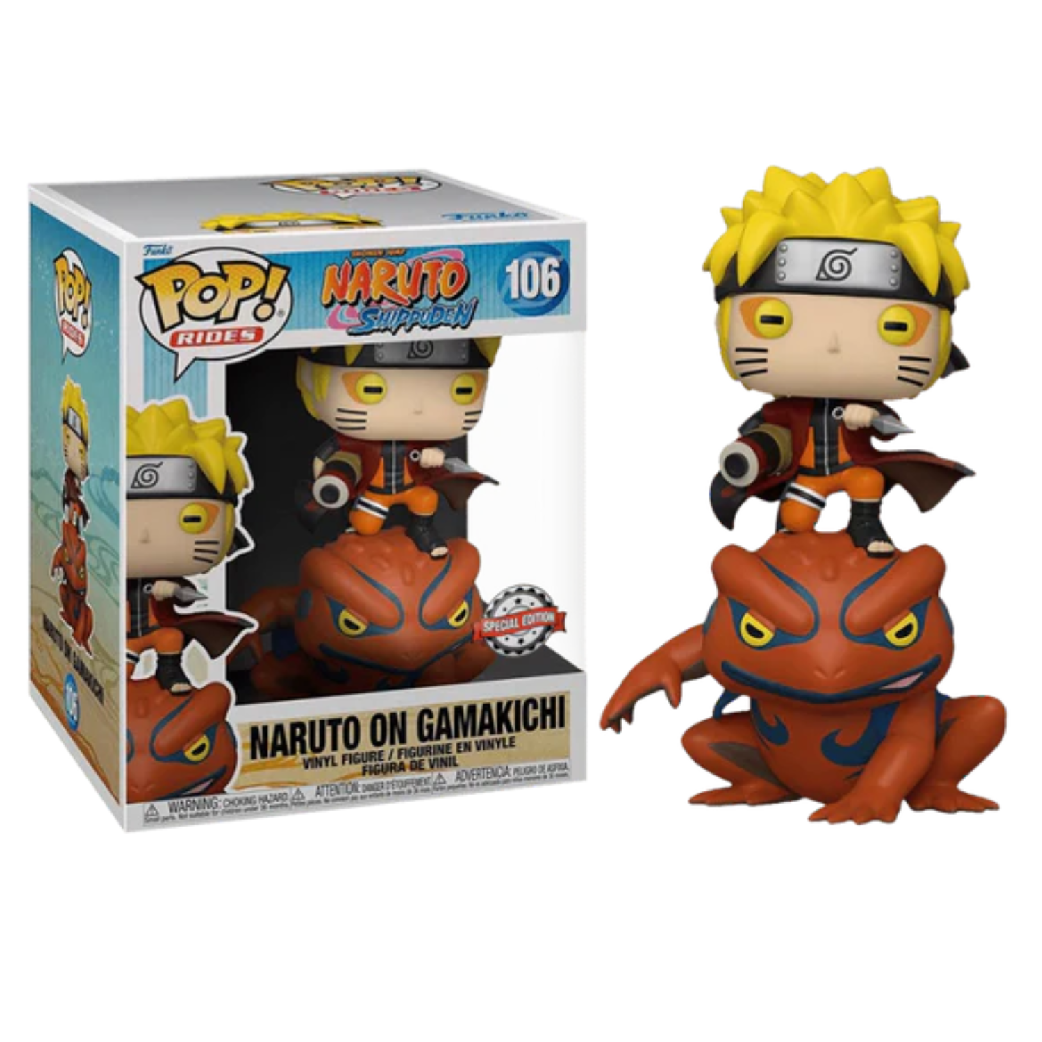 Funko Naruto On Gamakichi 106 Special Edition (Naruto Shippuden)