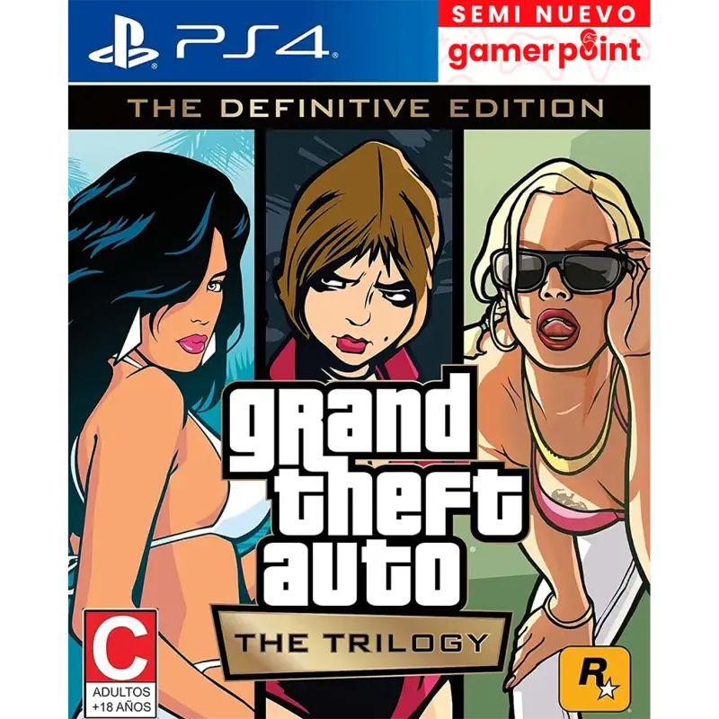 Grand Theft Auto The Trilogy Definitive Edition PS4 Usado