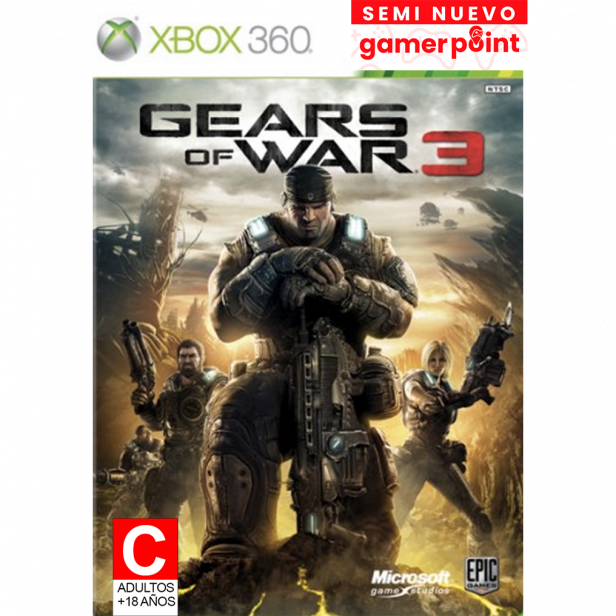 Gears Of War 3 Xbox 360 Usado