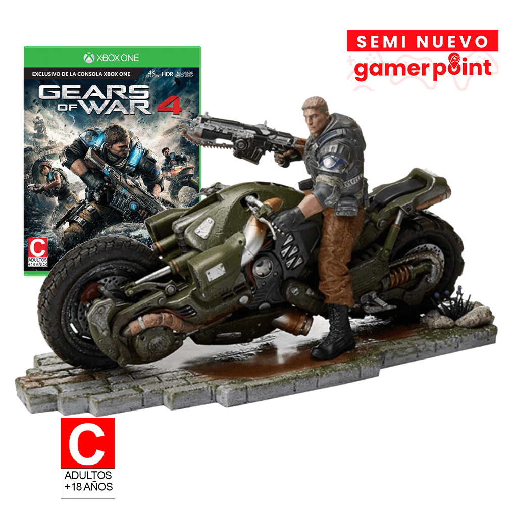 Gears Of War 4 Edicion Coleccionista Con Figura   Xbox One  Usado