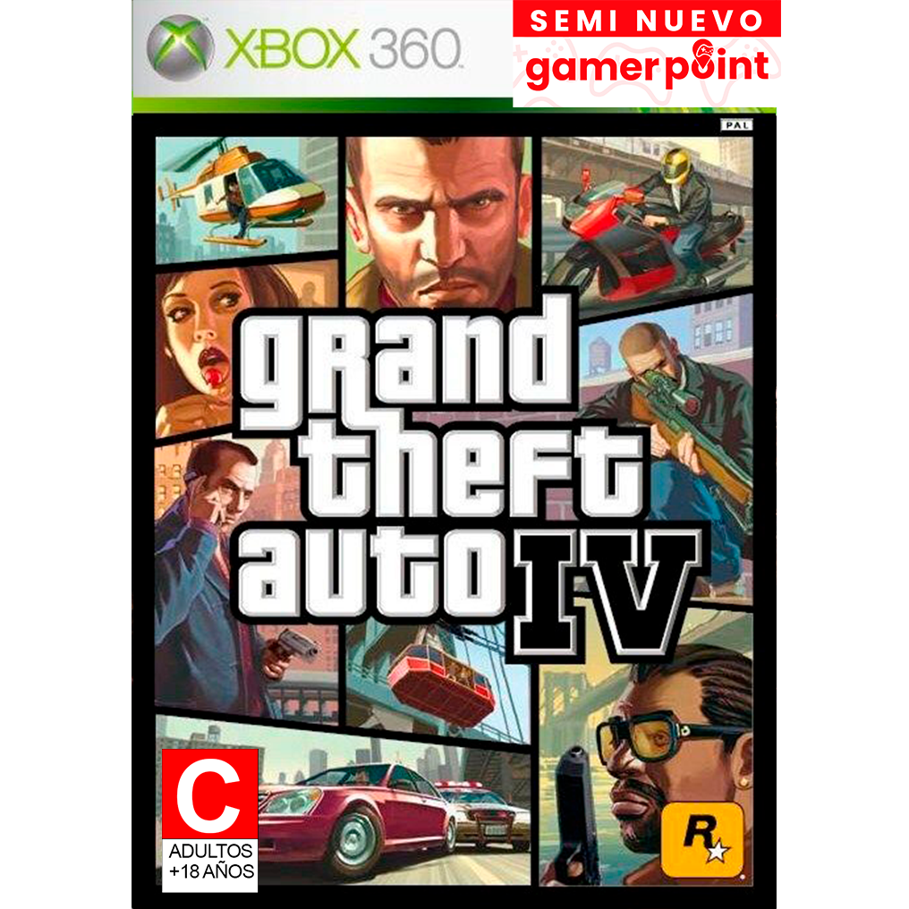 Grand Theft Auto Iv Xbox 360  Usado