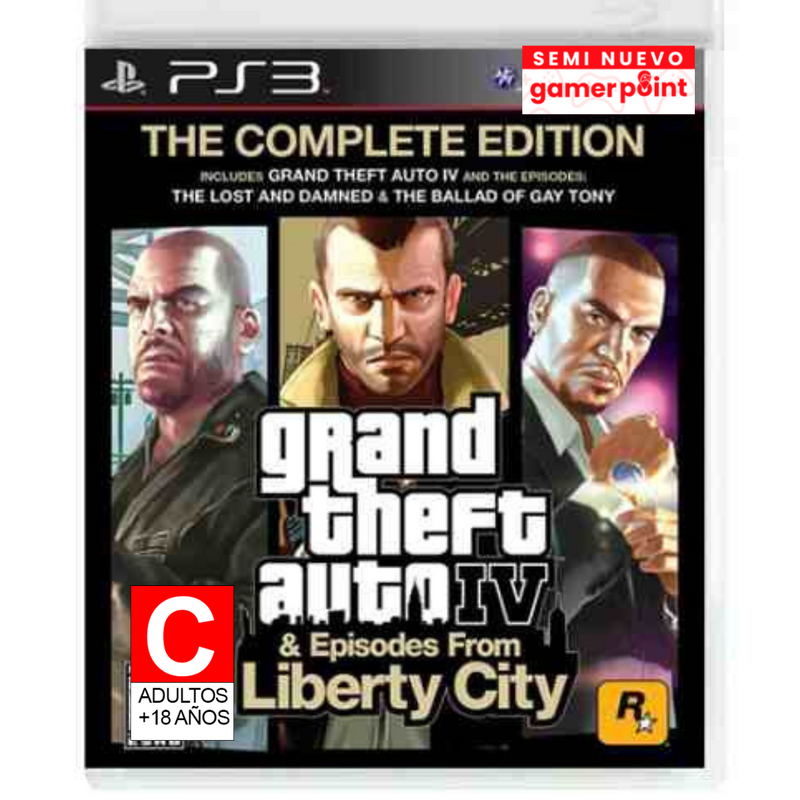 Grand Theft Auto Iv & Episodes From Liberty City Ps3 Usado