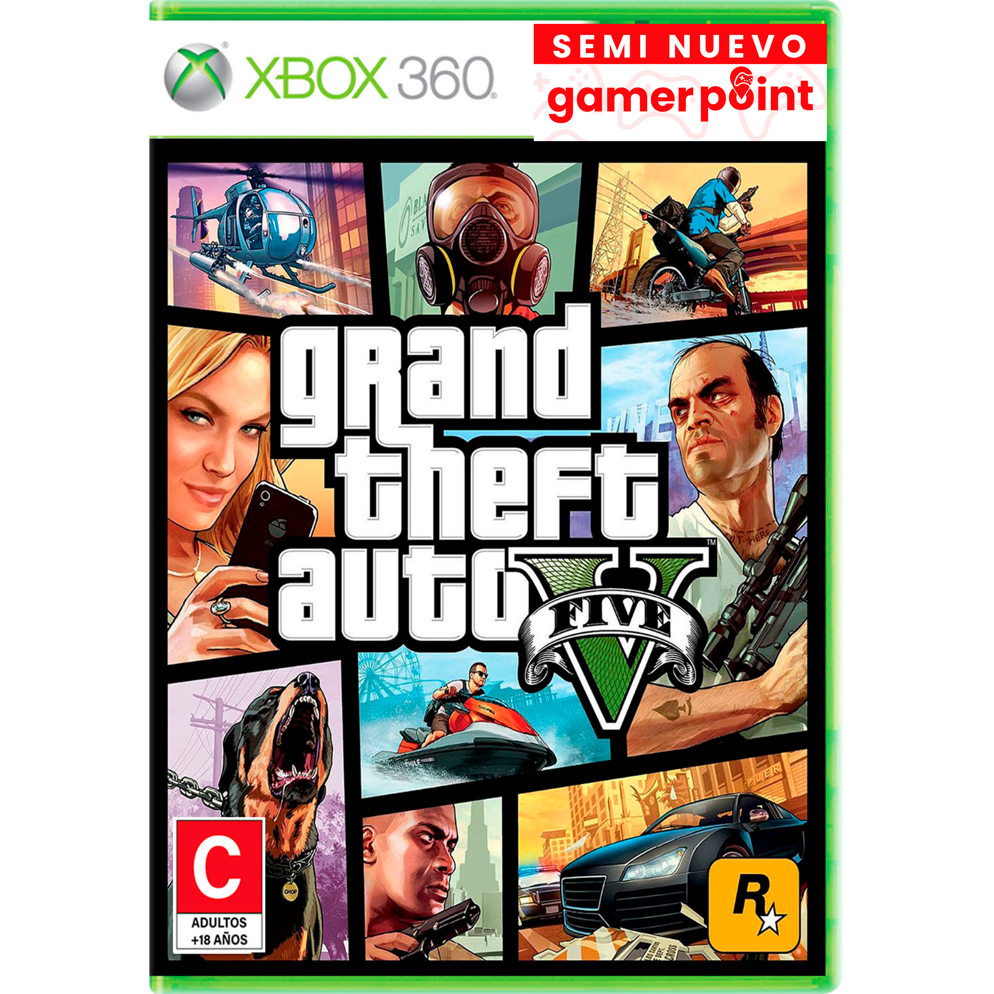 Grand Theft Auto V Xbox 360 Usado