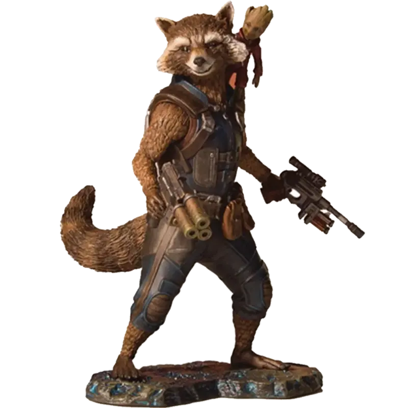 Guardians Of The Galaxy 2 1/8 Scale Rocket & Groot Collector