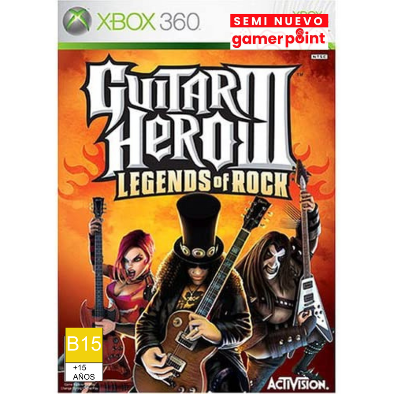 Guitar Hero 3 Xbox 360 Usado