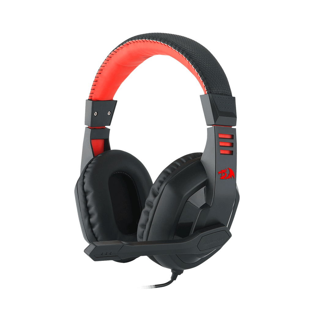 Redragon Headset Ares H120 Negro: Sin Iluminacion, Conector 3.5Mm + Microfono Abatible Direccional + Reduccion De Ruido