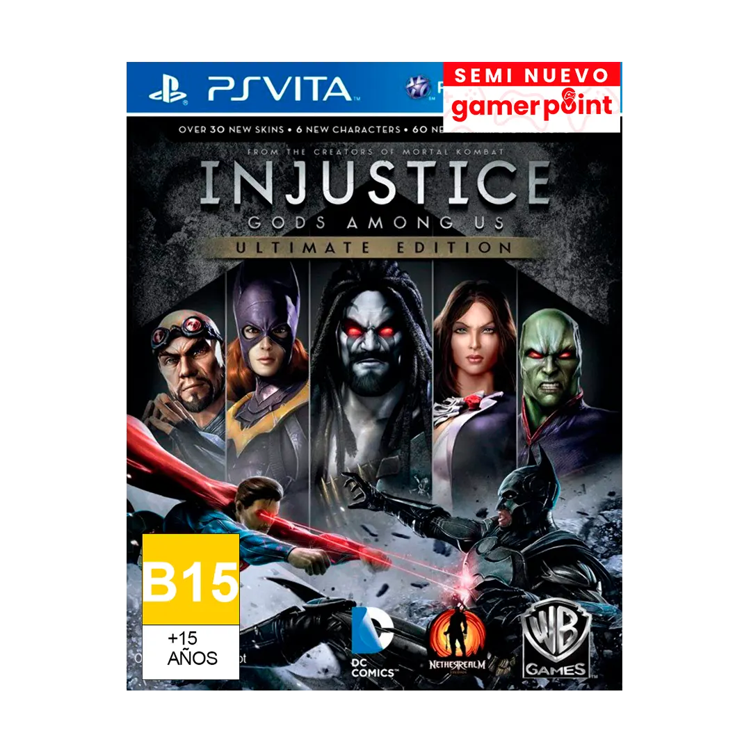 Injustice Ultimate Edition Psvita  Usado