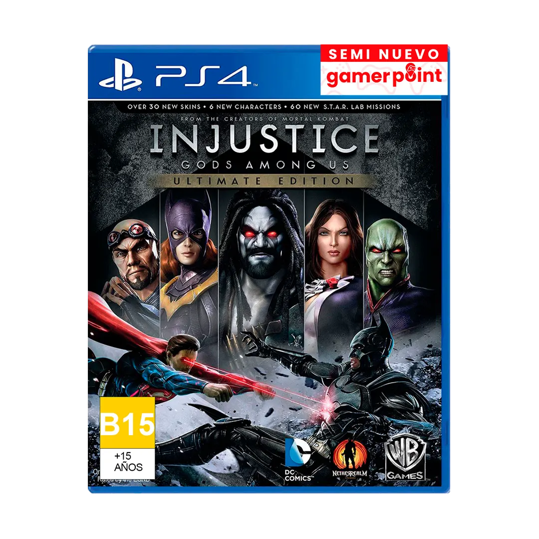 Injustice Gods Among Us Ultimate Edition Ps4 Usado