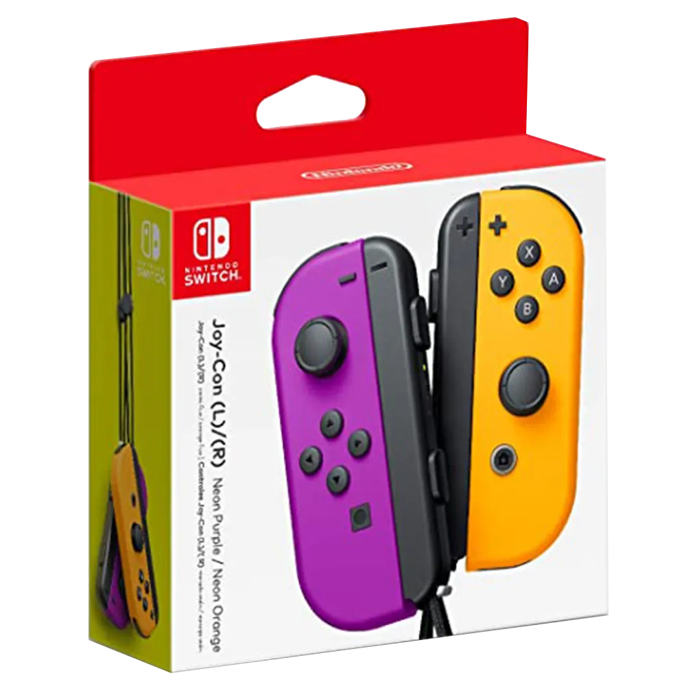 Joy Con (Neon Purple / Neon Orange) Nintendo Switch