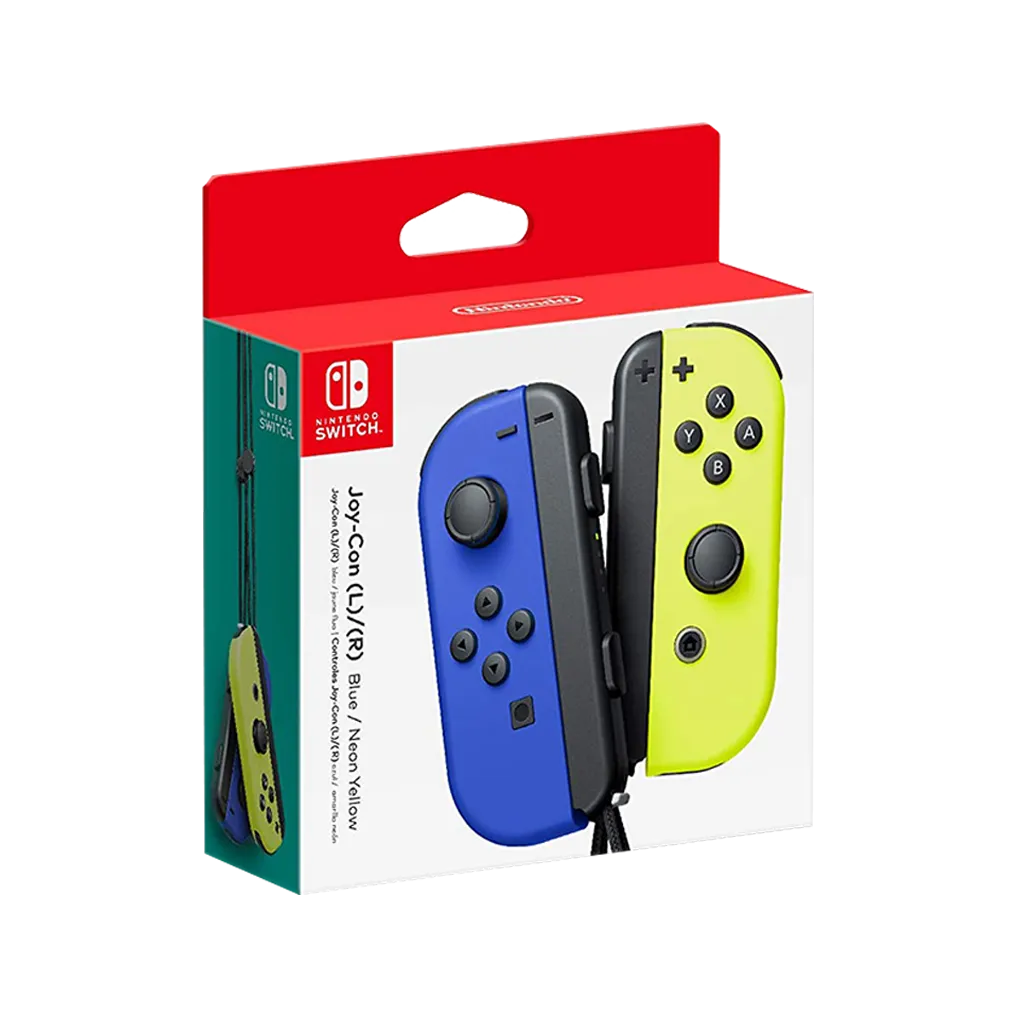 Joy con Neon Blue Yellow Nintendo Switch