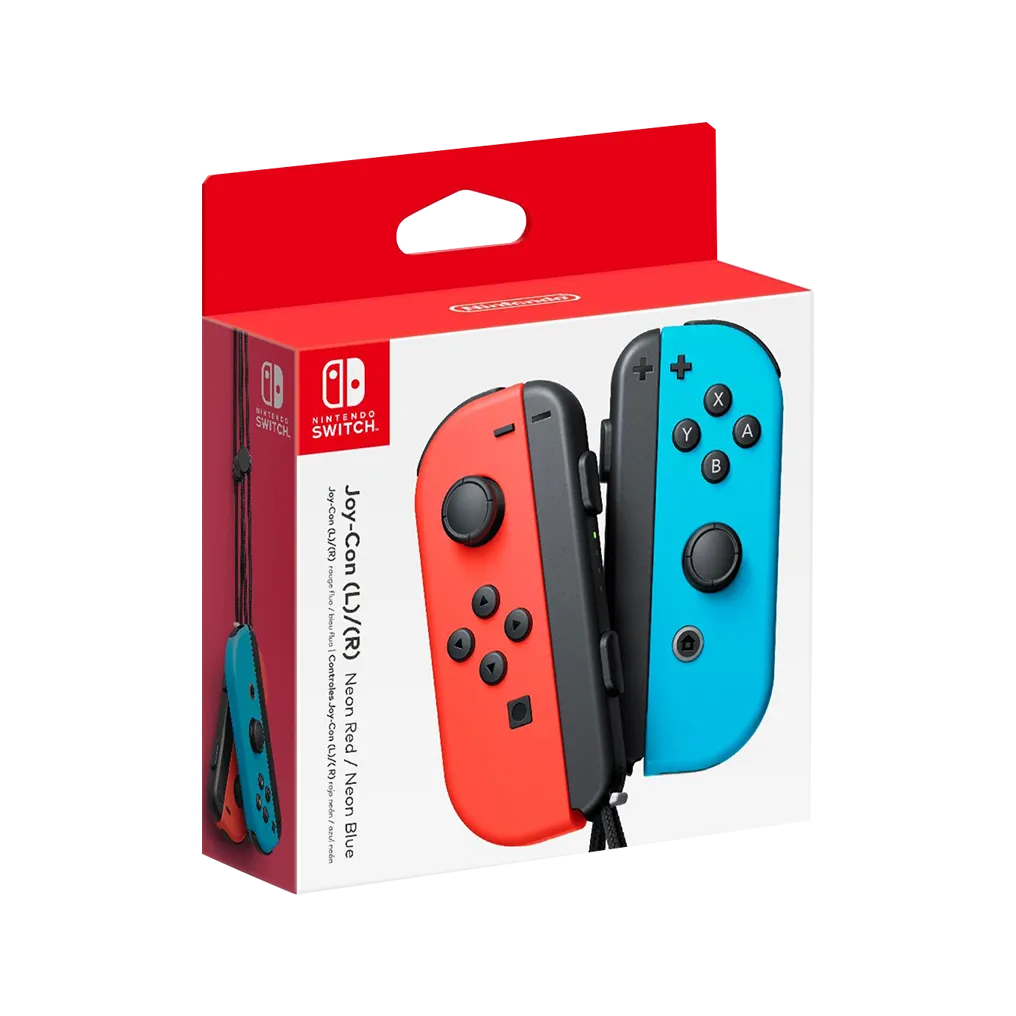 Joy Con L R Neon Red/Blue Nintendo Switch