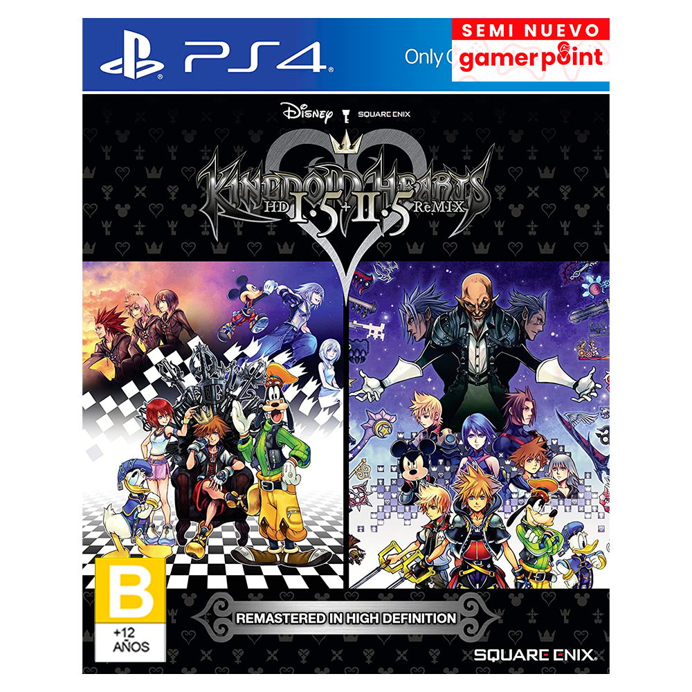 Kingdom Hearts Hd 1.5+2.5 Remix Ps4 Usado