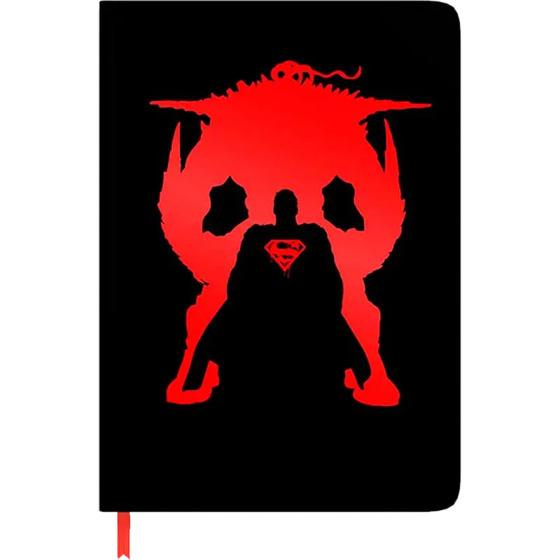 Libreta Death Superman,  Incluye Poster Y Stickers