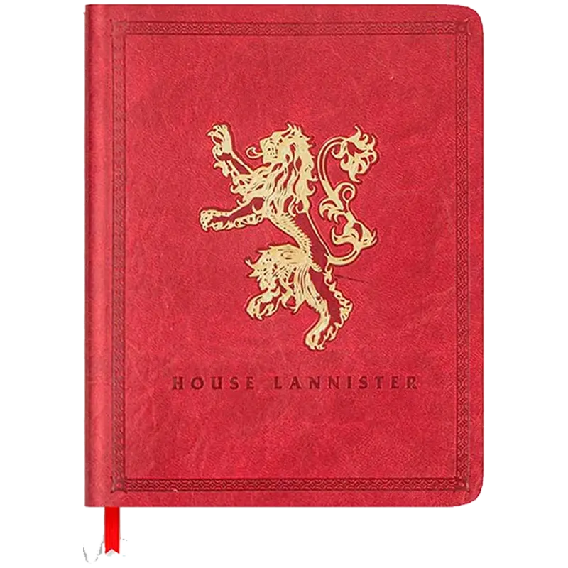 Libreta House Lannister,  Incluye Poster Y Stickers
