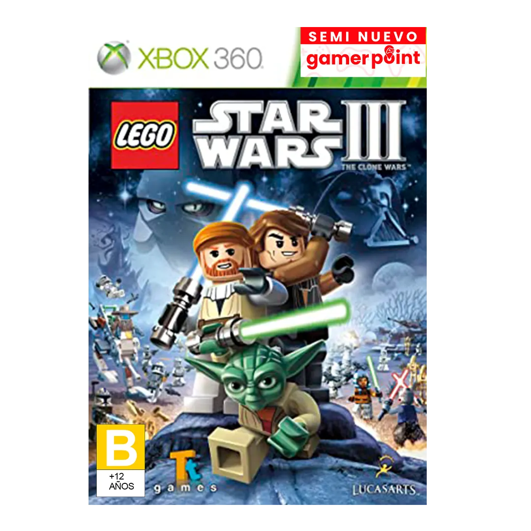 Lego Star Wars III Xbox 360 Usado