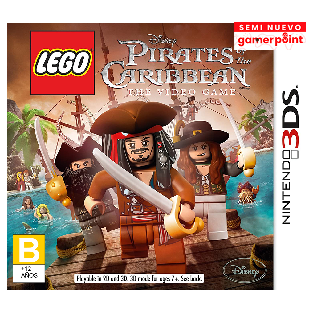 Lego Pirates of the Caribbean The Video Game 3DS Usado