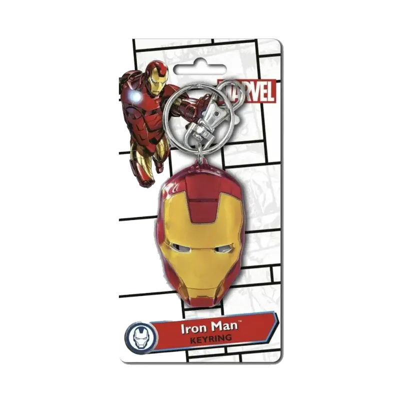 Llavero Metálico Iron Man Casco Color