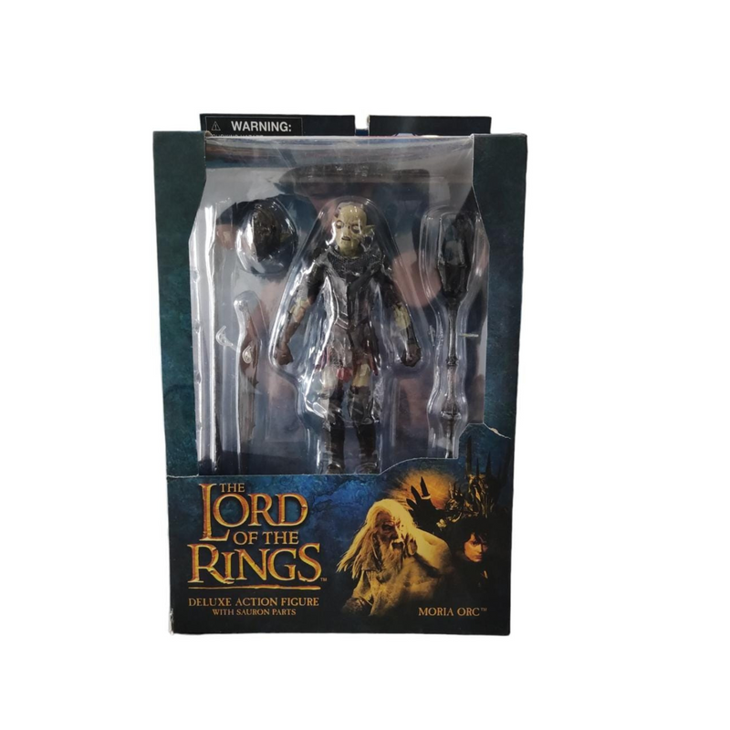 Lord Of The Rings Figures 7" Scale Deluxe Figure Moria Orc caja maltratada