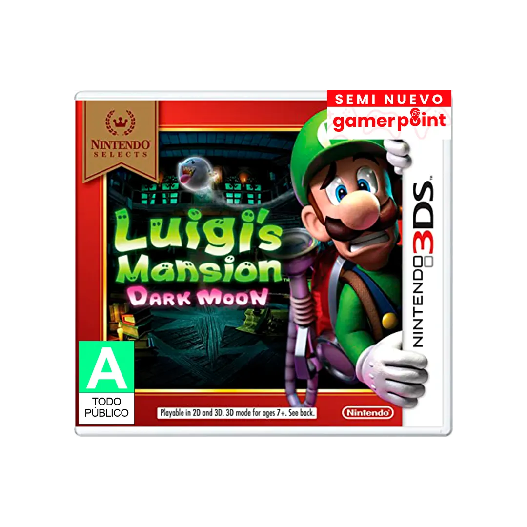 Luigis Mansion Dark Moon 3Ds  Usado
