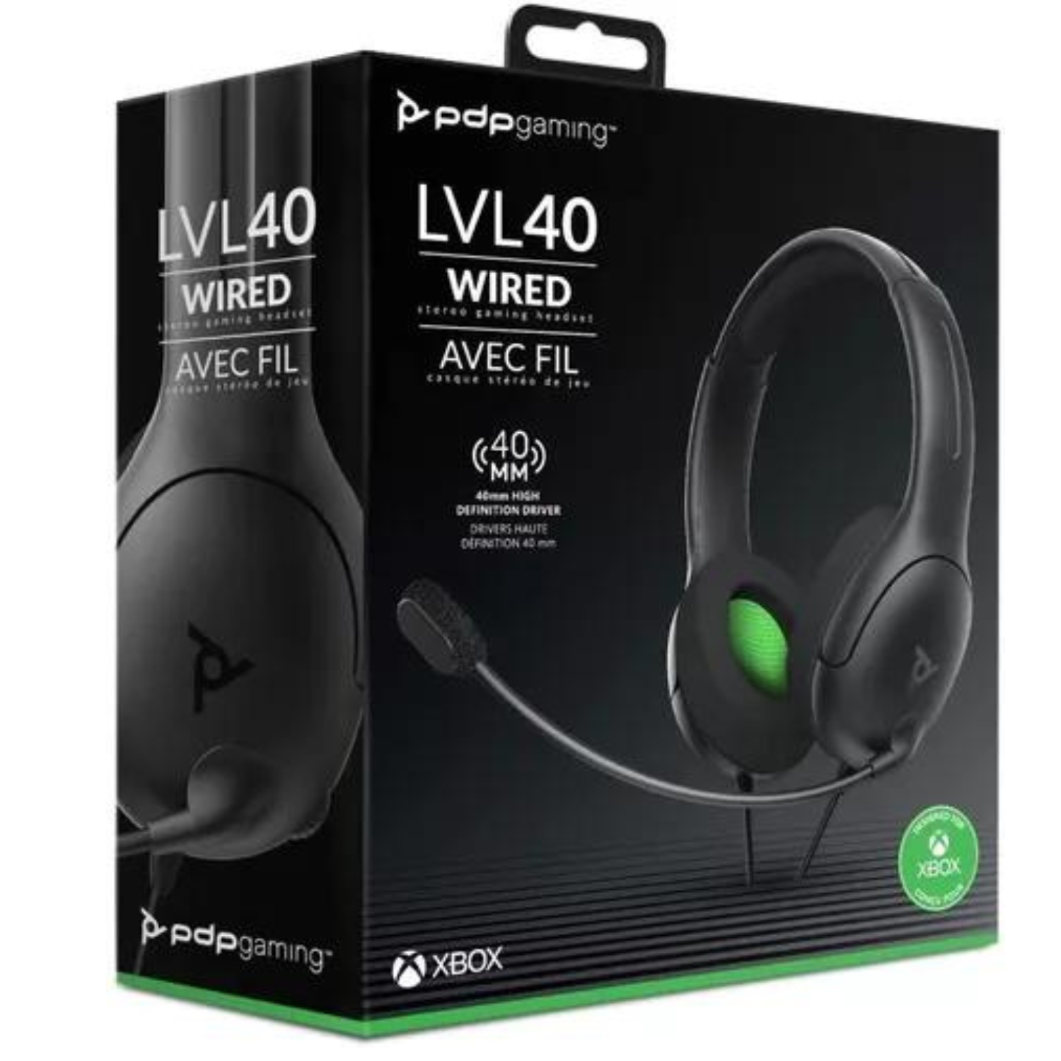 Lvl 40 Stereo Headset Black (Pdp) Xbox One