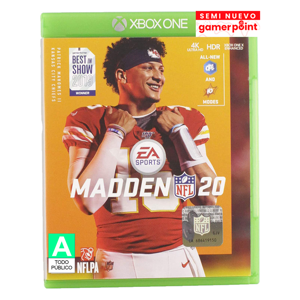 Madden 20  Xbox One  Usado