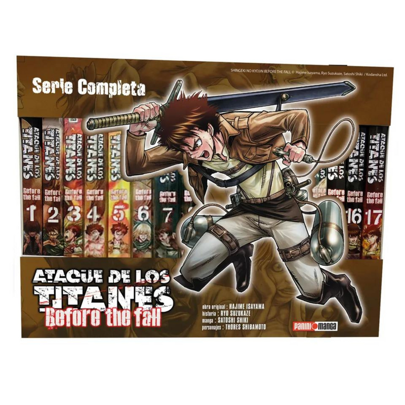 Manga Aot Before The Fall - Boxset