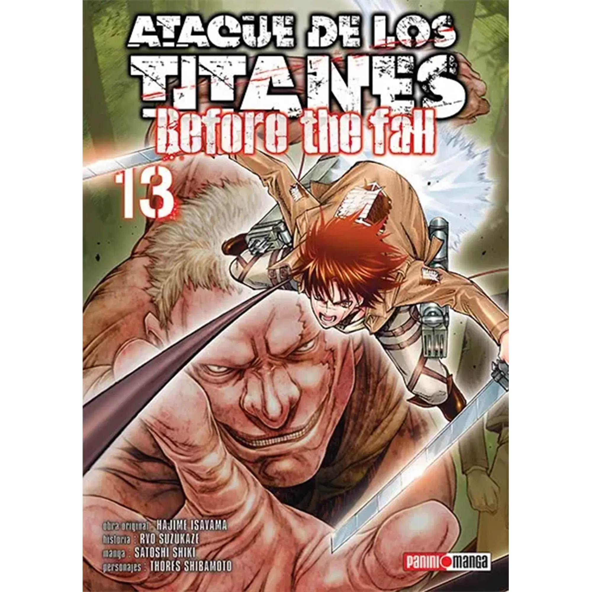 Manga Ataque De Los Titanes Before The Fall N.13