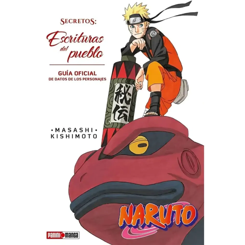 Manga naruto secretos: escrituras del pueblo (guia oficial de datos de los personajes )