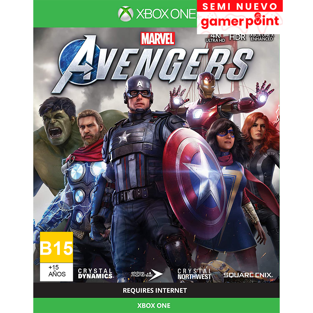 Marvel Avengers Xbox One  Usado