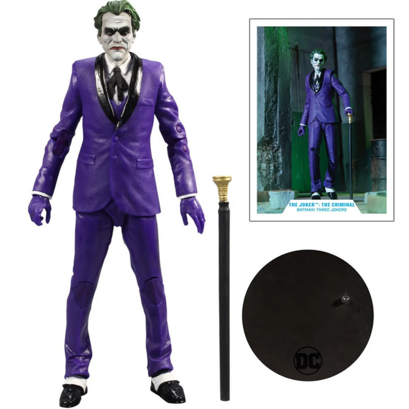 McFarlane Figura de Accion: Batman Three Jokers - Joker El Criminal 7 Pulgadas