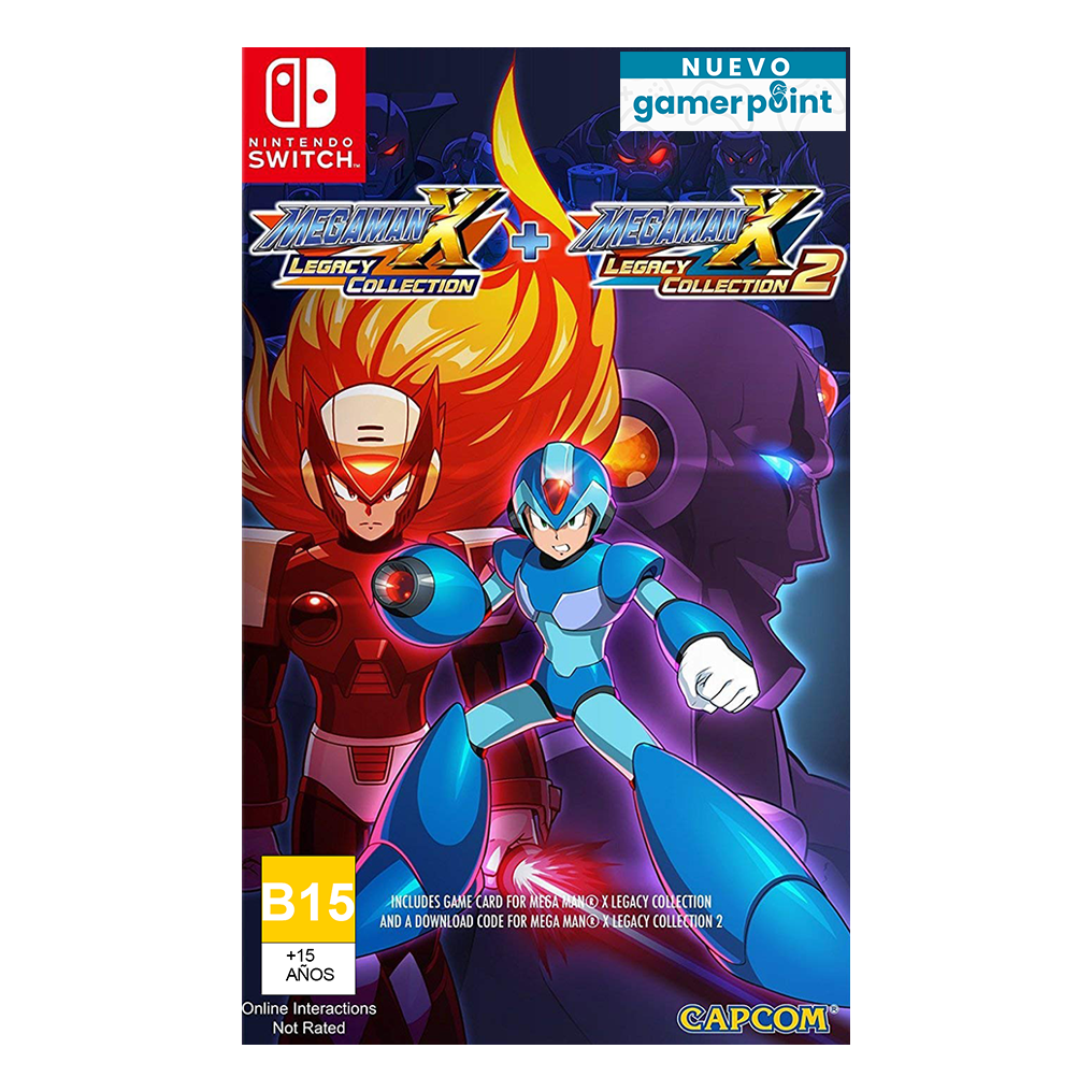 Mega Man X Legacy Collection 1 + 2 Nintendo Switch