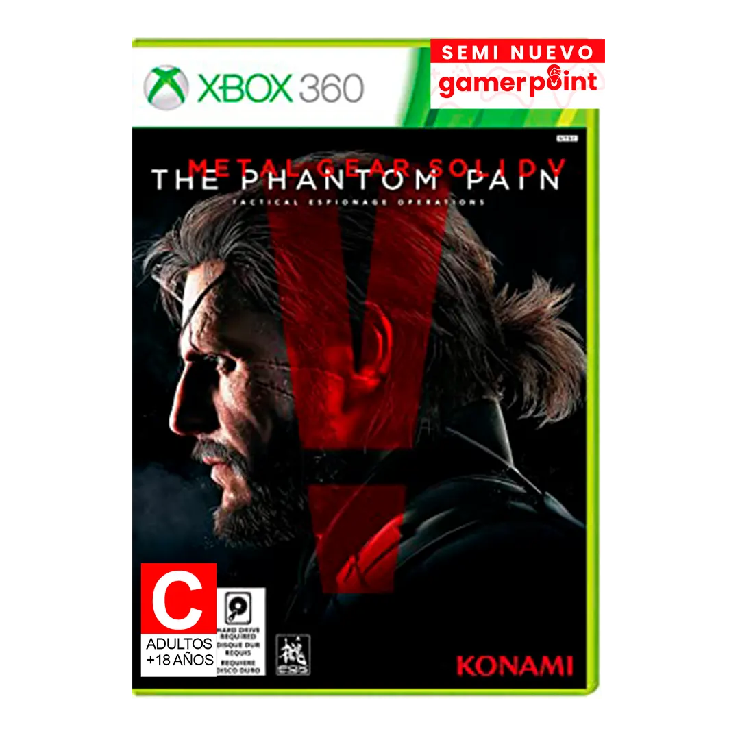Metal Gear Solid V The Phantom Pain Xbox 360  Usado