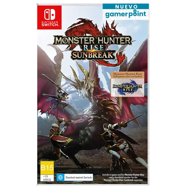 Monster Hunter Rise  & Sunbreak Nintendo Switch