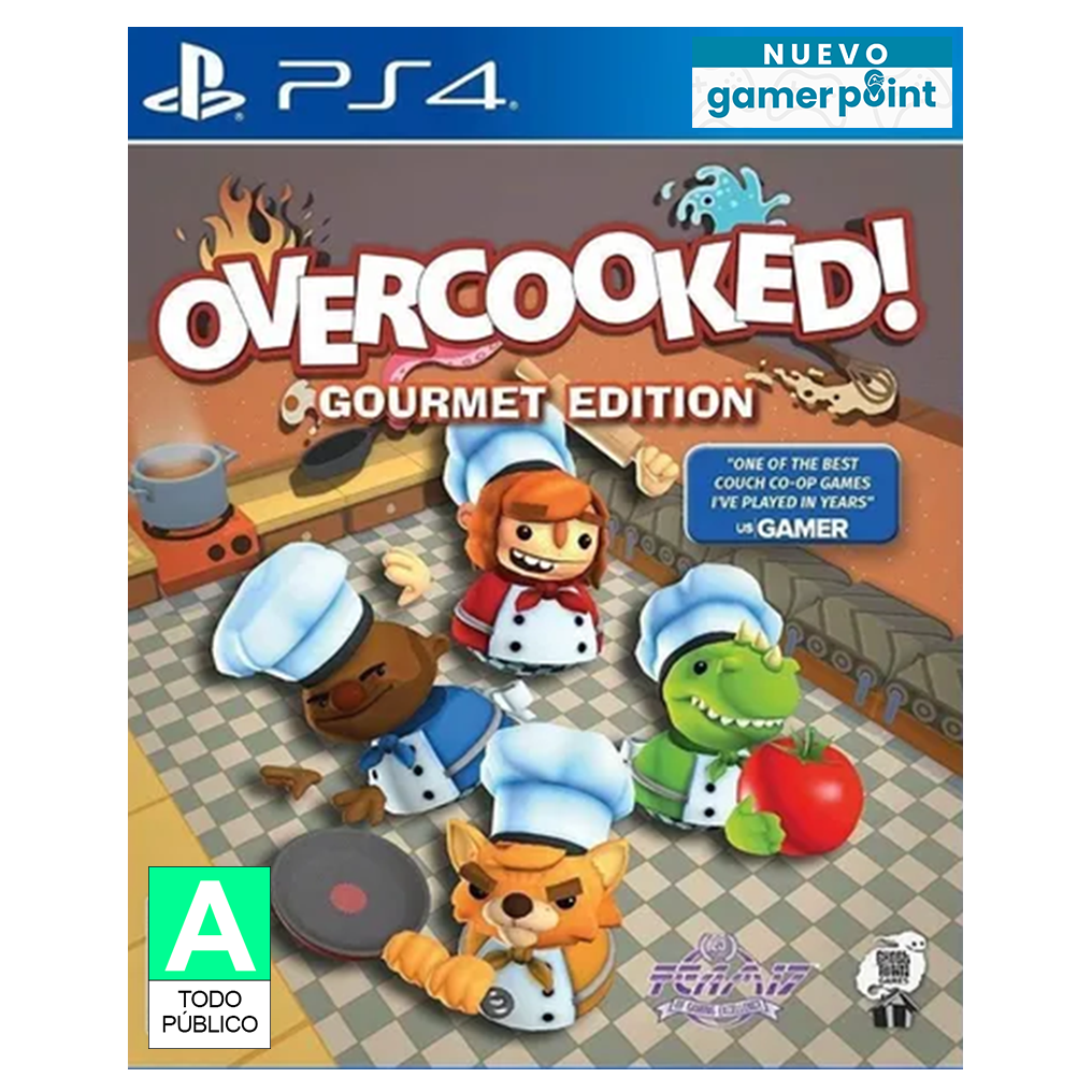 Overcooked Gurmet Edition Ps4
