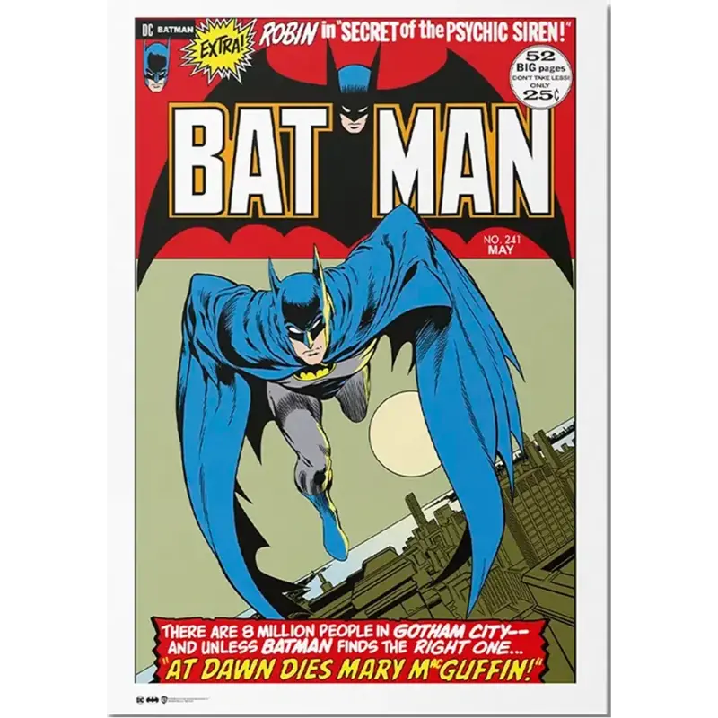 Poster Exclusivo (Piezas Limitadas) Batman:- Batman Saltando