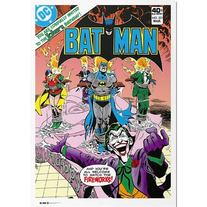 Poster Exclusivo (Piezas Limitadas) Batman:- Capturado Por Guason