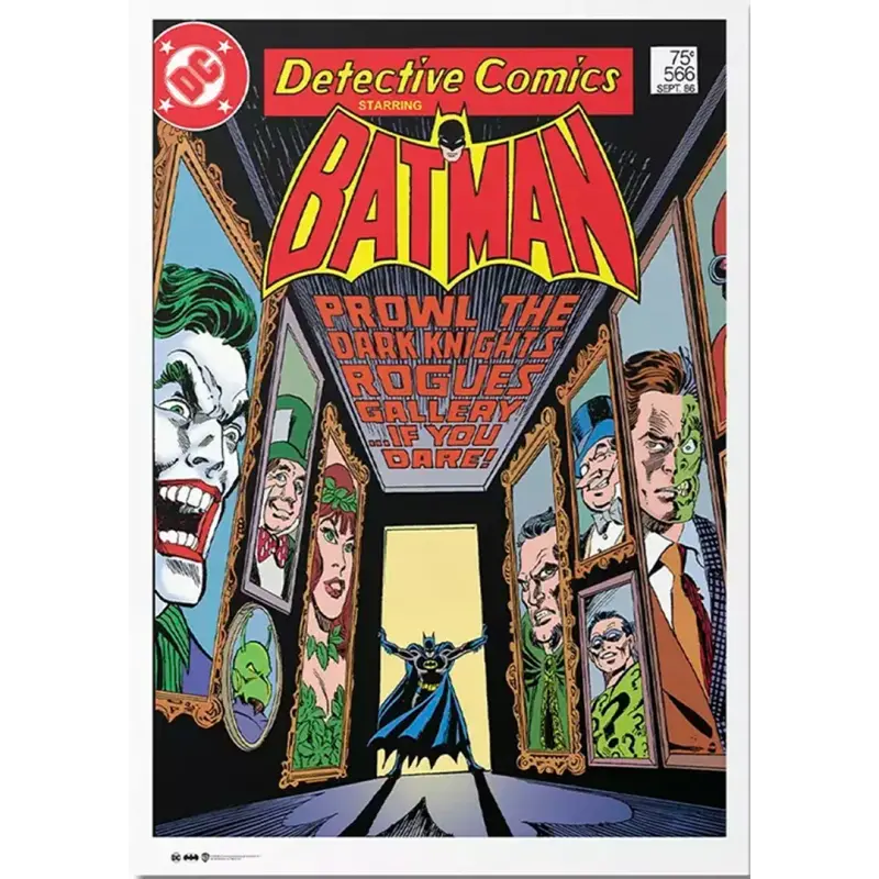 Poster Exclusivo (Piezas Limitadas) Batman:- Villanos En Cuadros