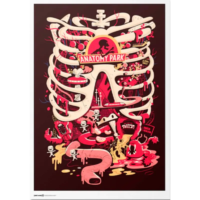 Poster Exclusivo (Piezas Limitadas) Rick & Morty:- Anatomy