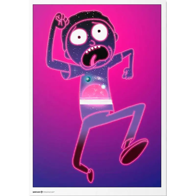Poster Exclusivo (Piezas Limitadas) Rick & Morty:- Morty
