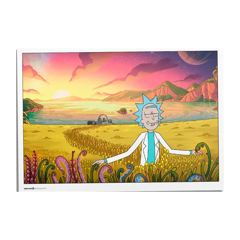 Poster Exclusivo (Piezas Limitadas) Rick & Morty:- Social Distancing