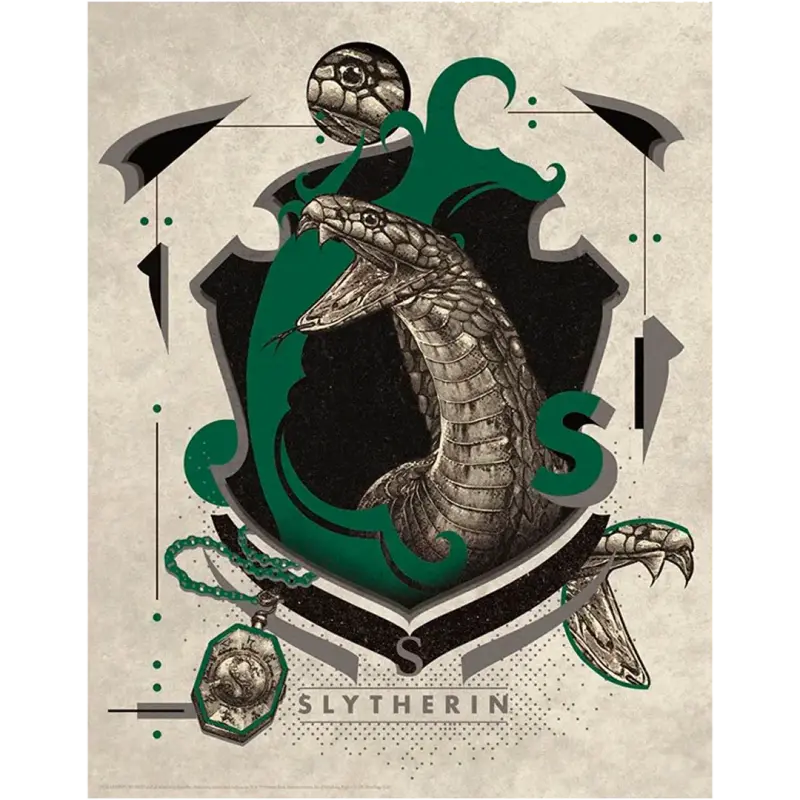 Poster Exclusivo (Piezas Limitadas) Harry Potter - Slytherin