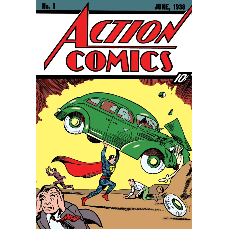 Poster Exclusivo (Piezas Limitadas) Portada De Super Man Action Comics Nº1
