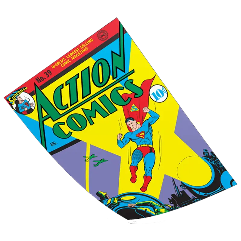 Poster Exclusivo (Piezas Limitadas) Portada De Super Man Action Comics Nº39