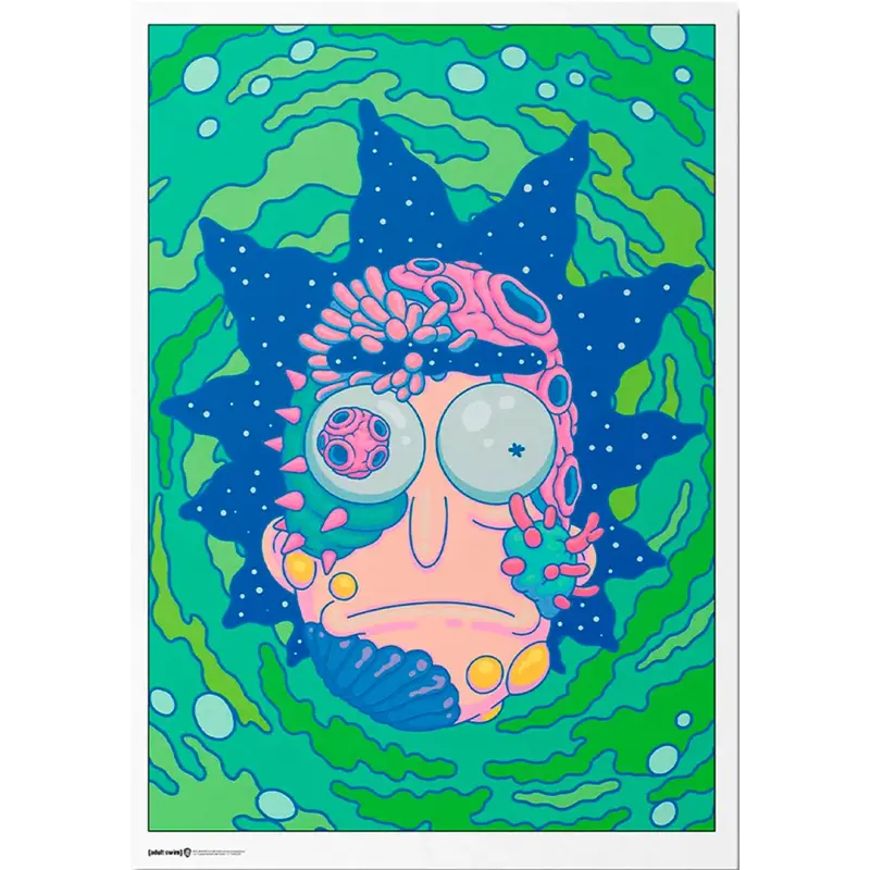 Poster Exclusivo (Piezas Limitadas) Rick & Morty - Rick