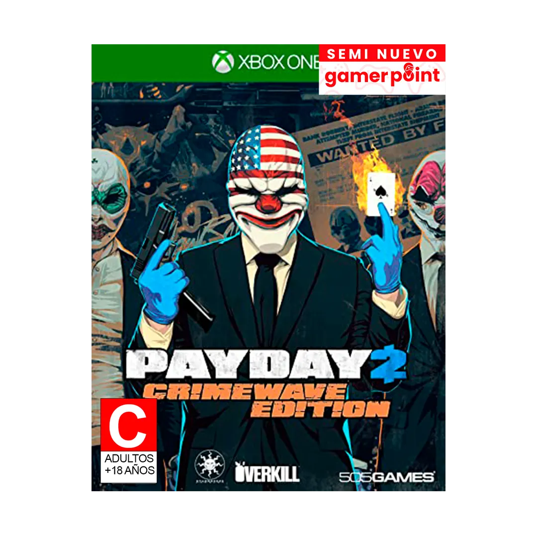 Payday 2 Crimewave Edition Xbox One  Usado