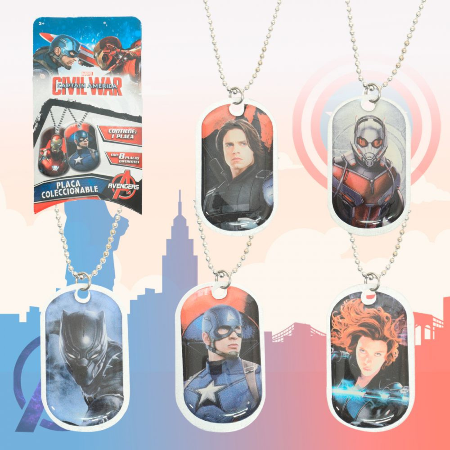 Placa Civil War Oneshot Bcx