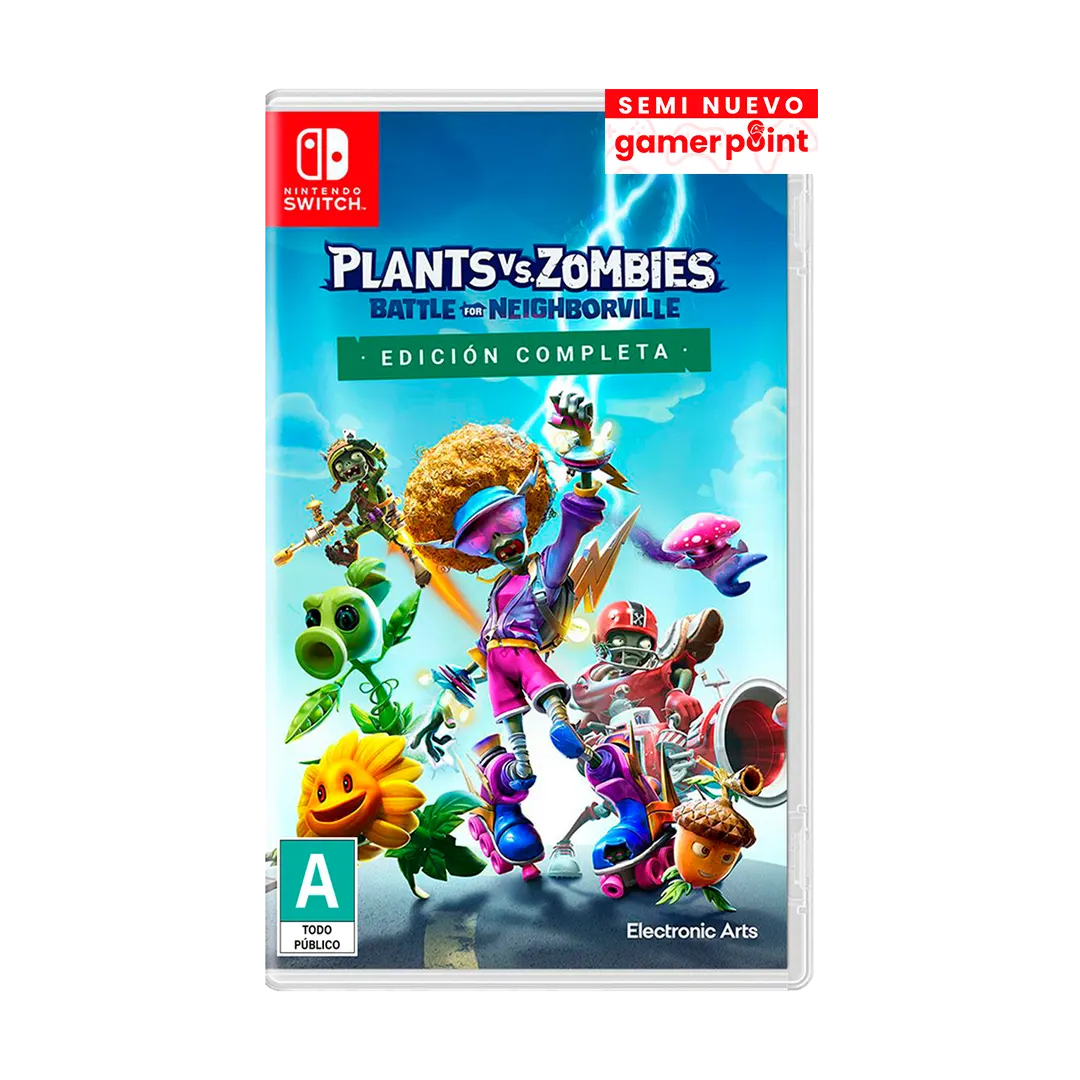 Plants vs Zombies Battle for Neighborville Edición Completa Nintendo Switch Usado