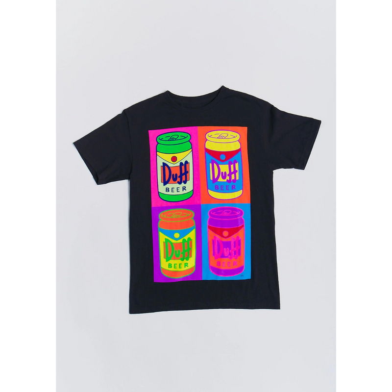 Playera Los Simpson: Duff- Pop Art M